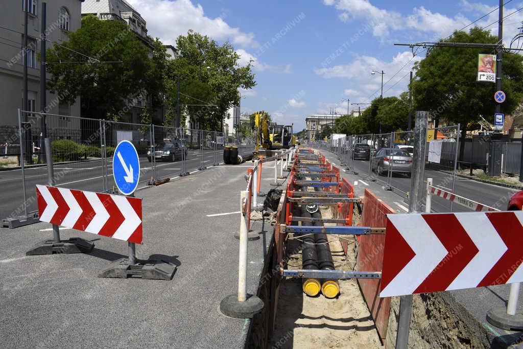 Városkép - Budapest - Útfelbontás