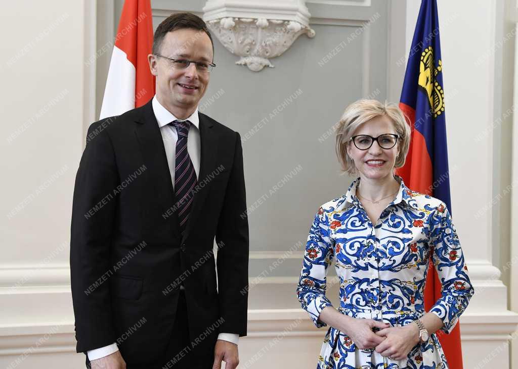Szijjártó Péter Liechtensteinben
