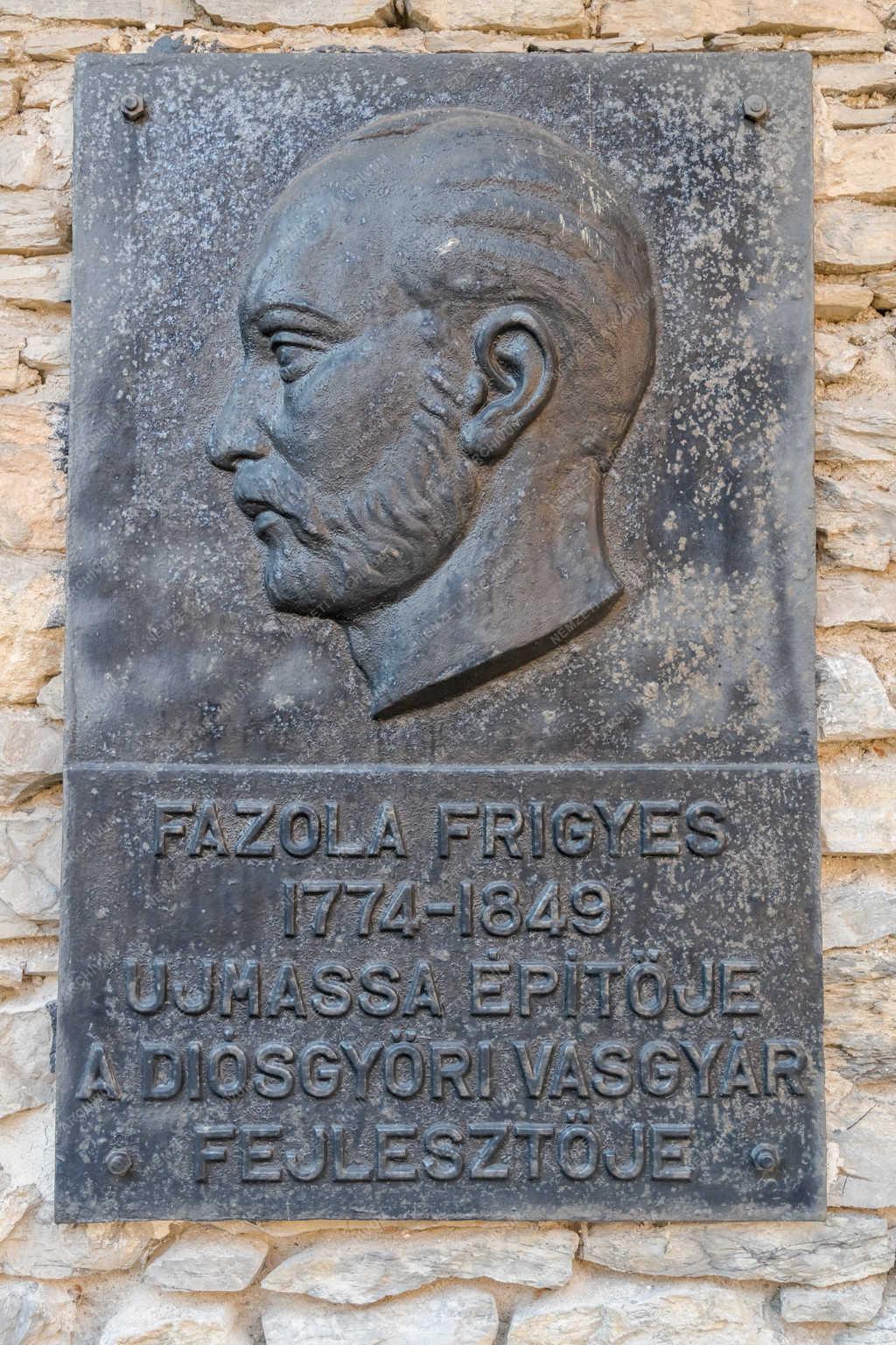 Emléktábla - Miskolc - Fazola Frigyes