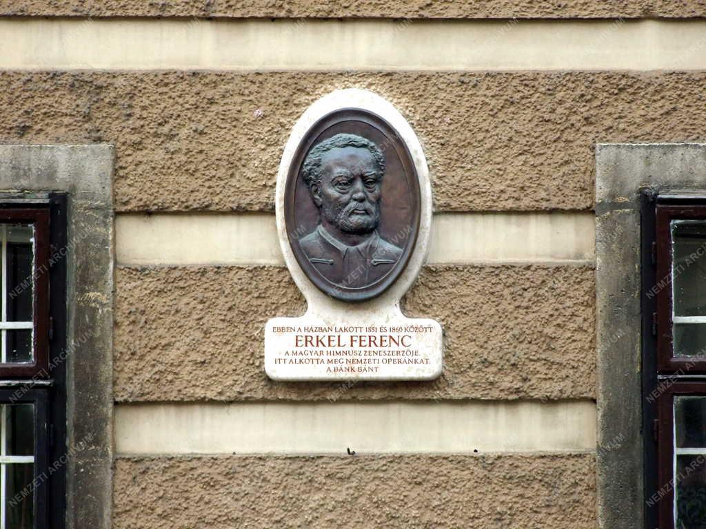 Emléktábla - Budapest - Erkel Ferenc emléktáblája