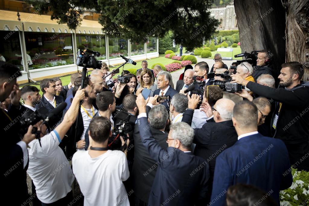 Orbán Viktor az Európai Ház - Ambrosetti fórumon