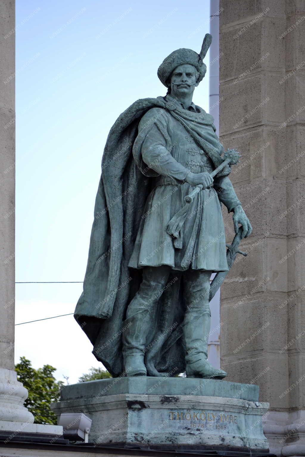 Műalkotás - Thököly Imre szobra