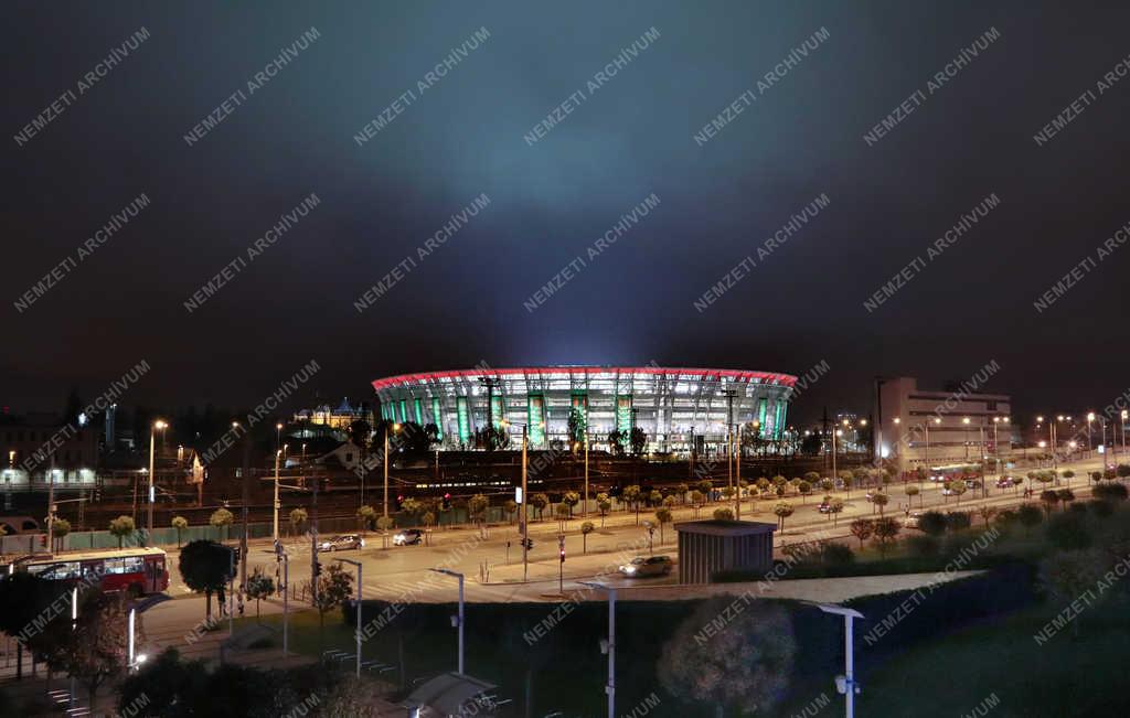 Esti felvétel - Budapest - Puskás Ferenc Stadion
