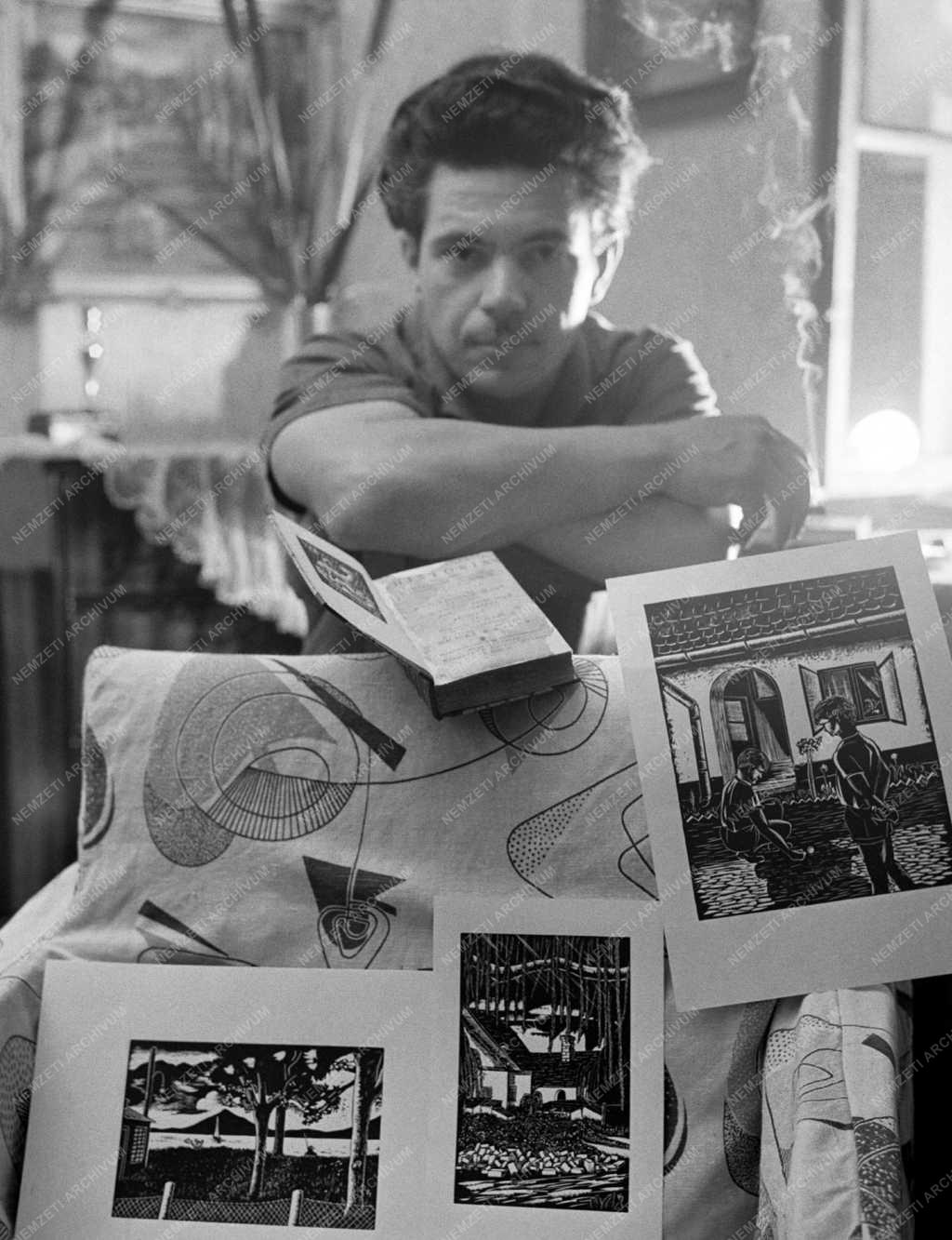 Kultúra - Ólommetszeteket és ex librist készít Vágó János nyomdász