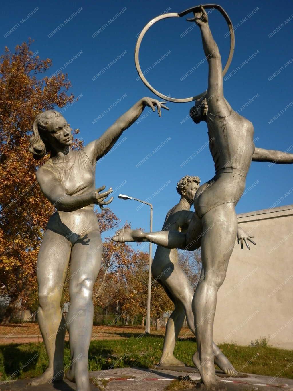 Budapest - Puskás Ferenc Stadion szoborpark