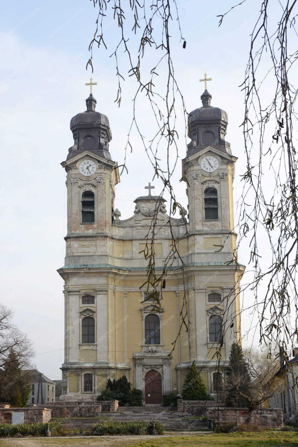 Egyházi épület - Tata - A Szent Kereszt plébániatemplom 