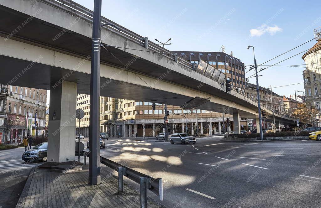 Városkép - Budapest - Baross téri közúti felüljáró