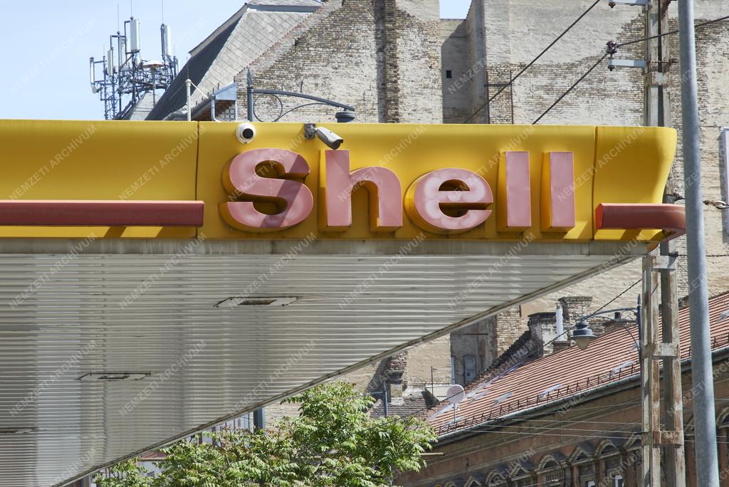 Városkép - Budapest - Shell benzinkút
