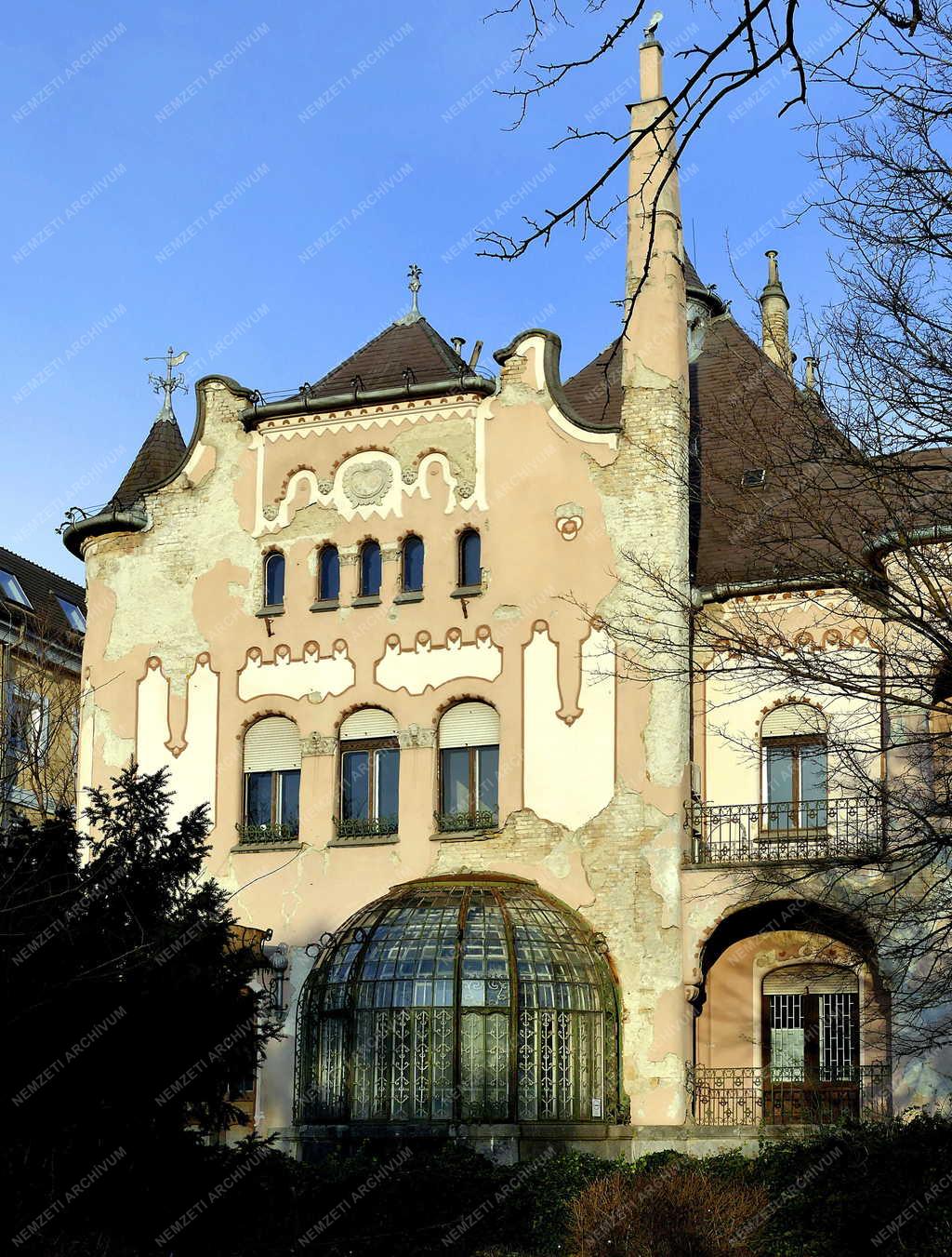 Városkép - Budapest - Sipeki-villa a Hermina úton