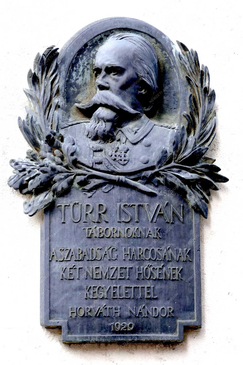 Kultúra - Budapest - Türr István dombormű