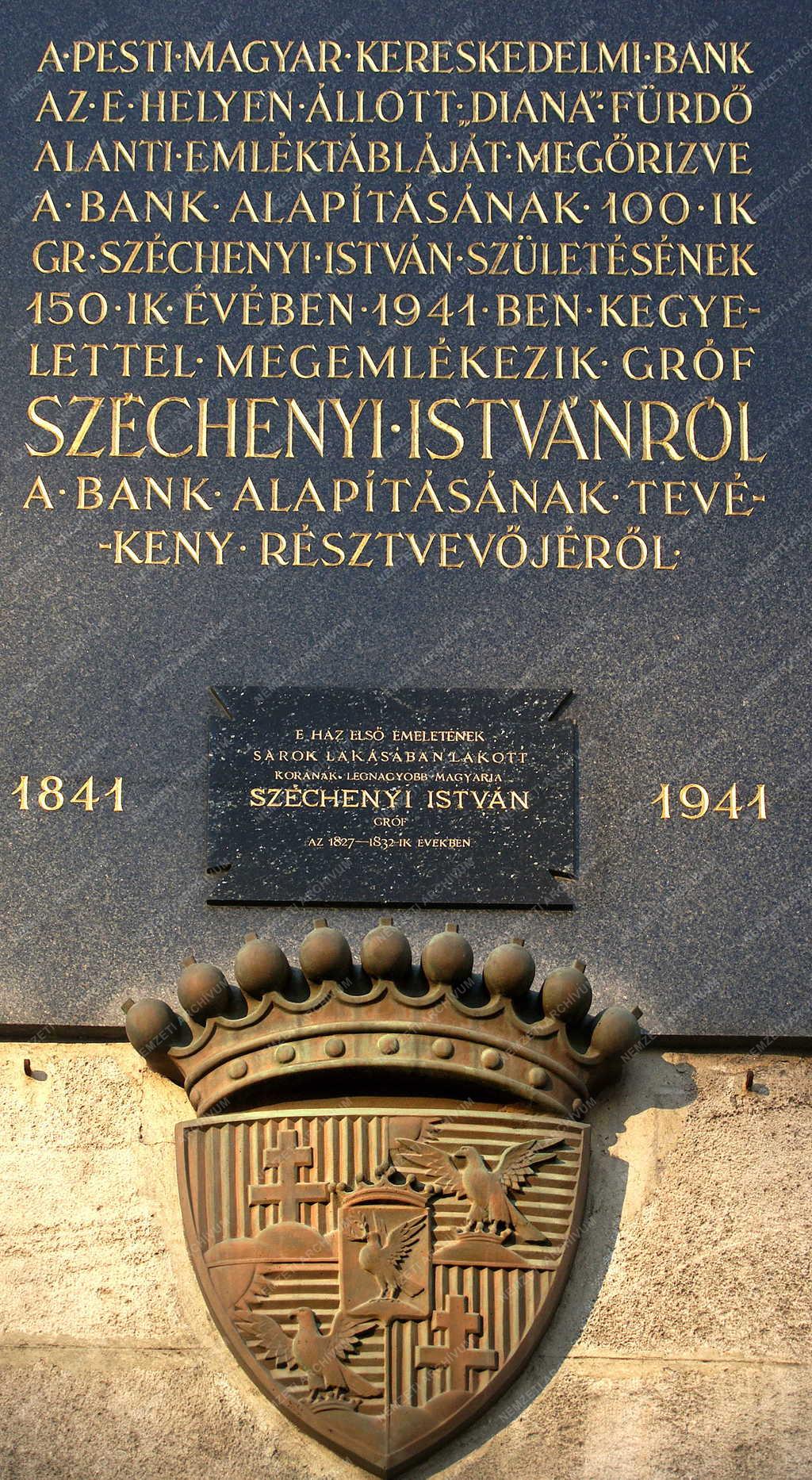 Budapest - Emléktábla 