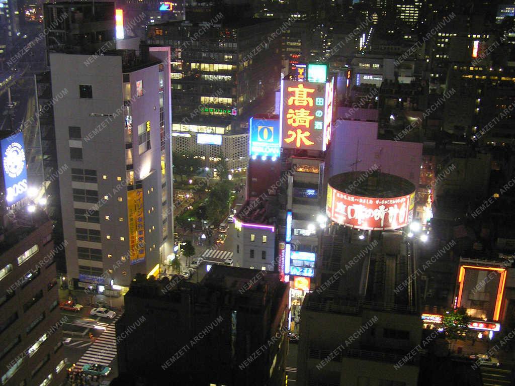 Japán - Tokió éjszaka