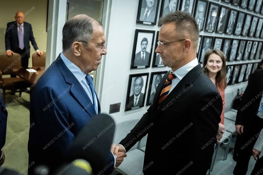 Szijjártó Péter Szergej Lavrovval tárgyalt New Yorkban