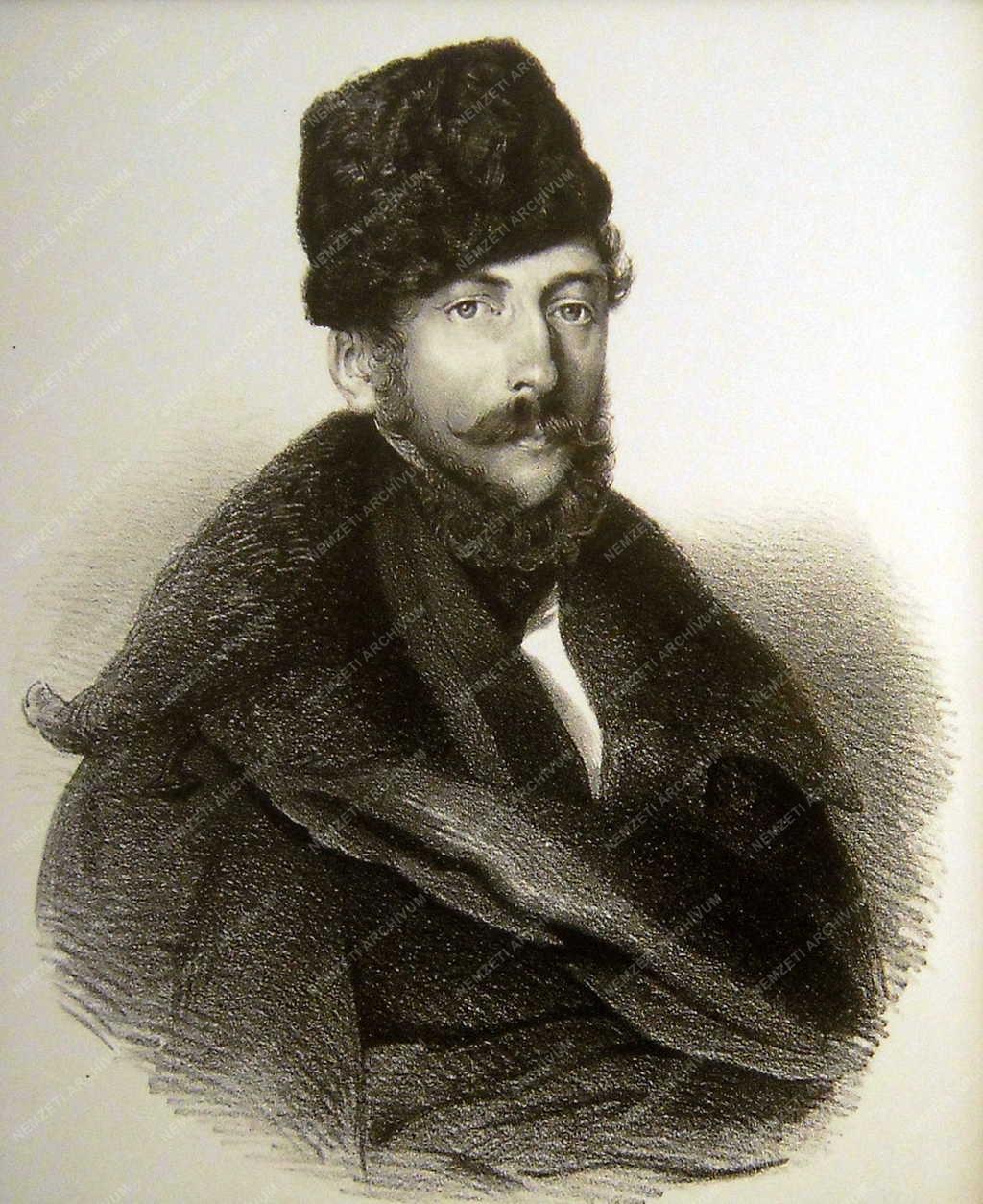 Műalkotás - Kehidakustány - Csány László arcképe