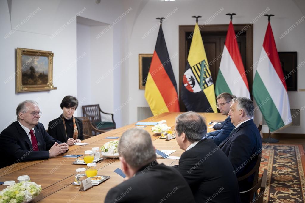 Orbán Viktor fogadta Szász-Anhalt tartomány miniszterelnökét