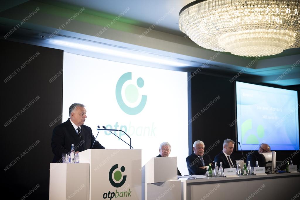 Orbán Viktor az OTP Bank Nyrt. rendes éves közgyűlésén 