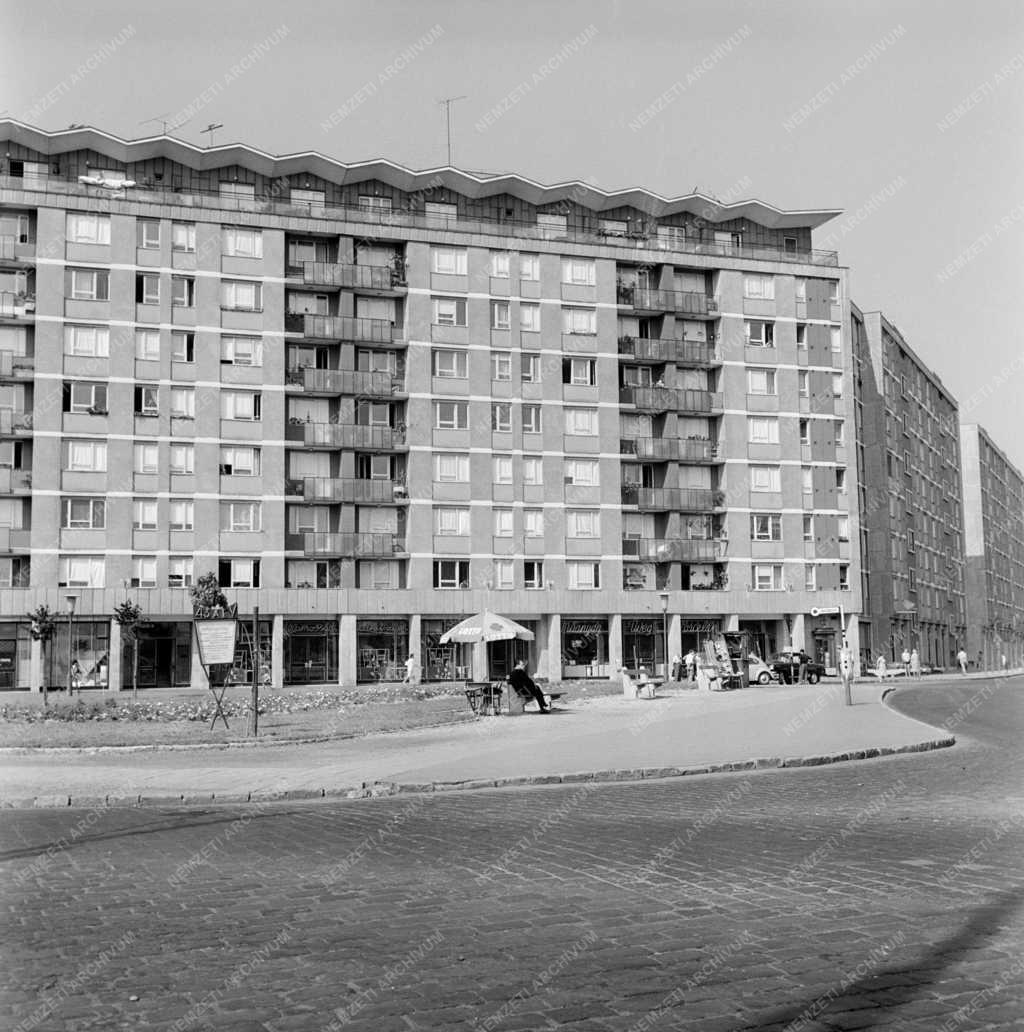 Városkép - Budapest - Lágymányosi lakótelep