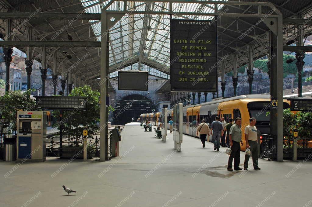 Portugália - Porto - Estacao Sao Bento pályaudvar