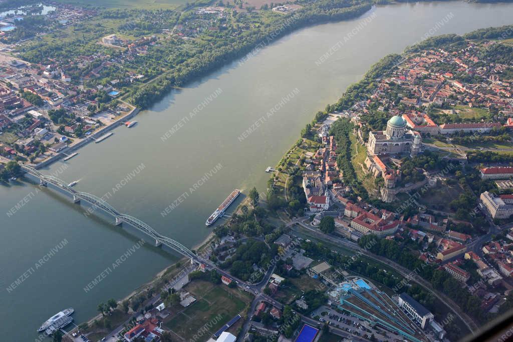 Légi felvétel - Esztergom - Belváros