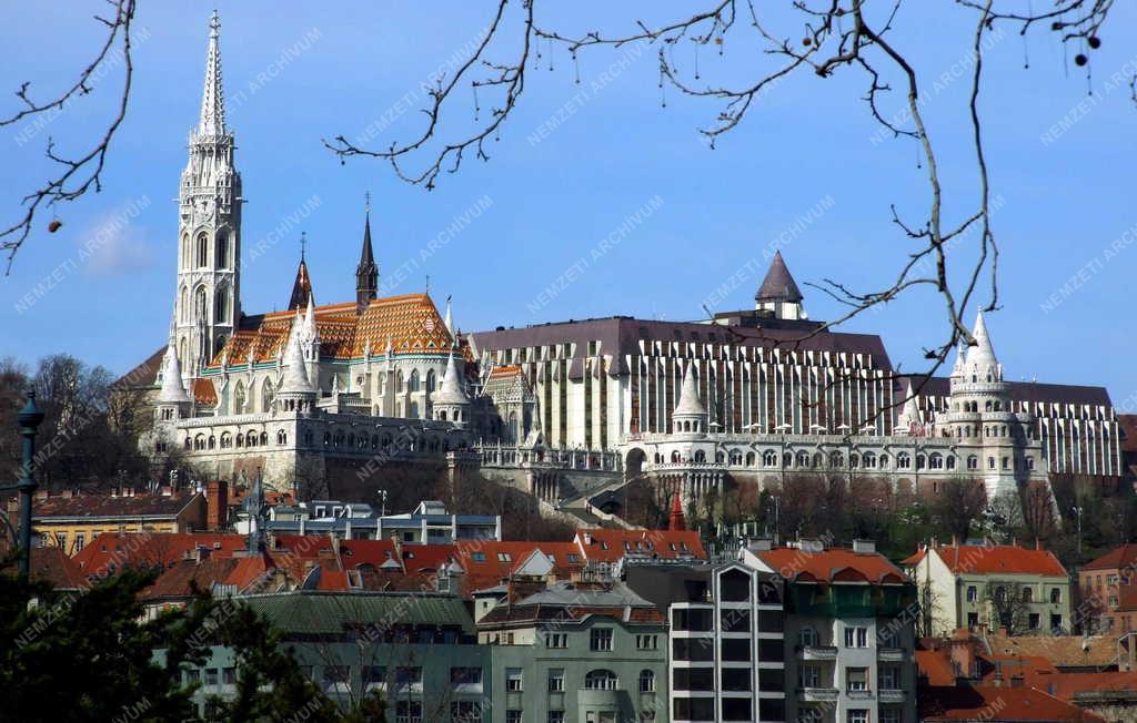 Városkép - Budapest - A Budai Vár részlete