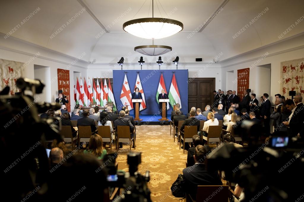 A második magyar-georgiai kormányzati csúcstalálkozó Budapesten