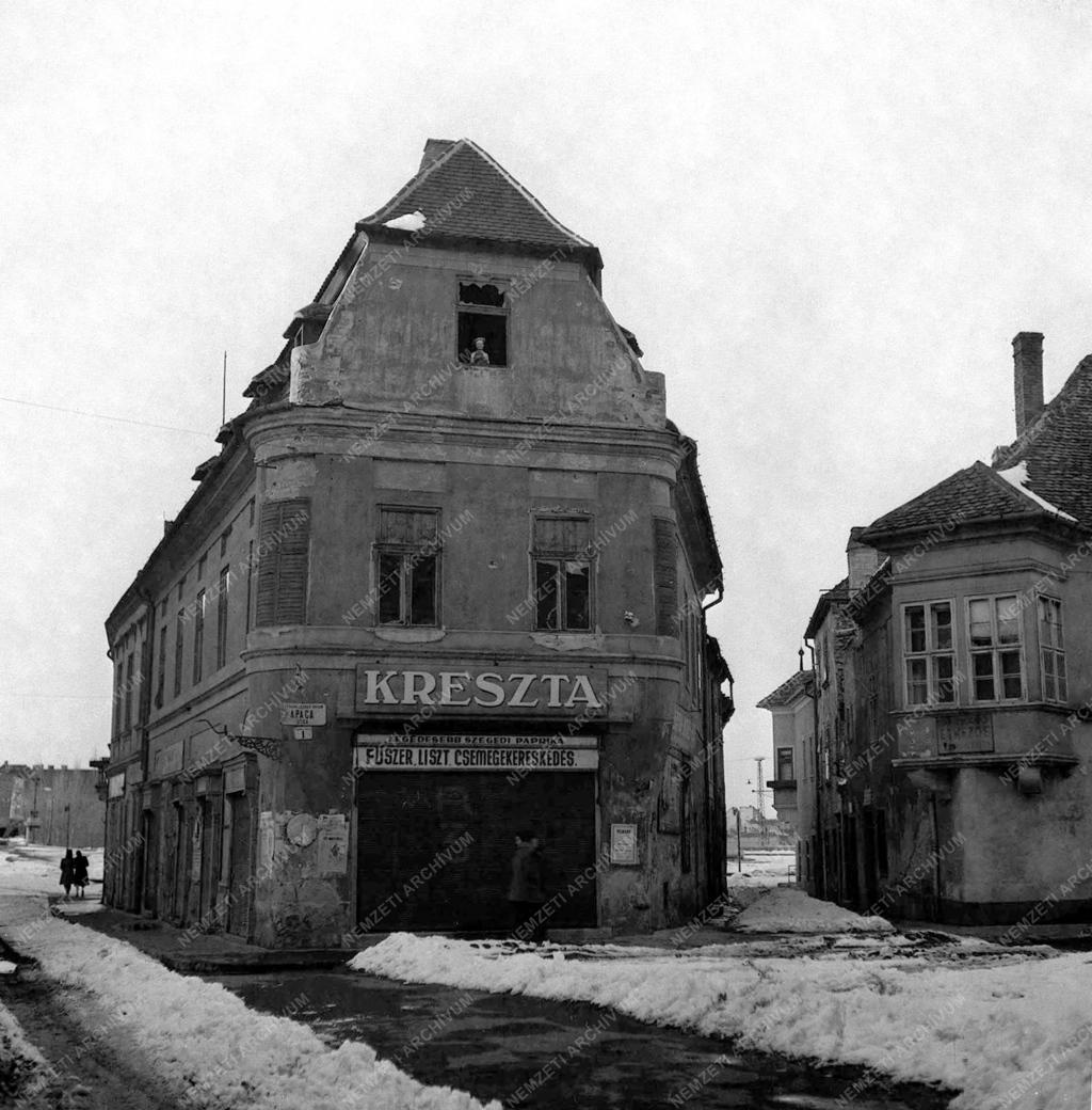 Városkép-életkép - Barokk városrész hóban