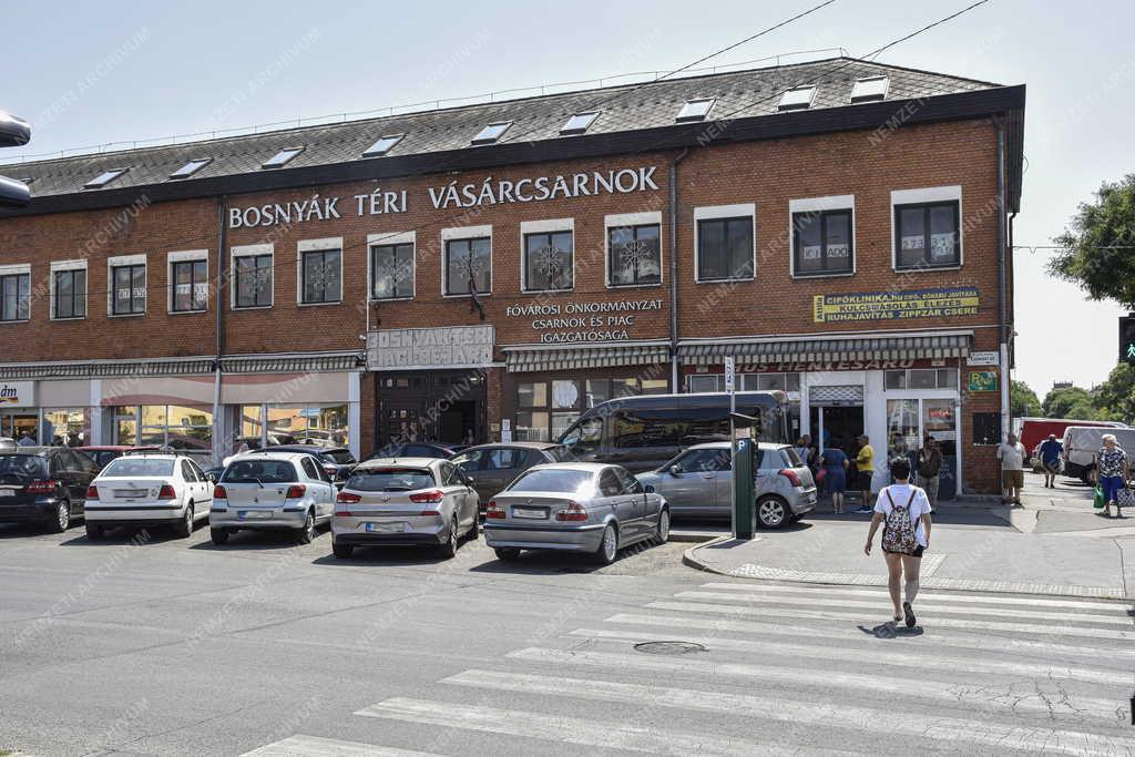 Kereskedelem - Budapest - Bosnyák téri Vásárcsarnok és Piac