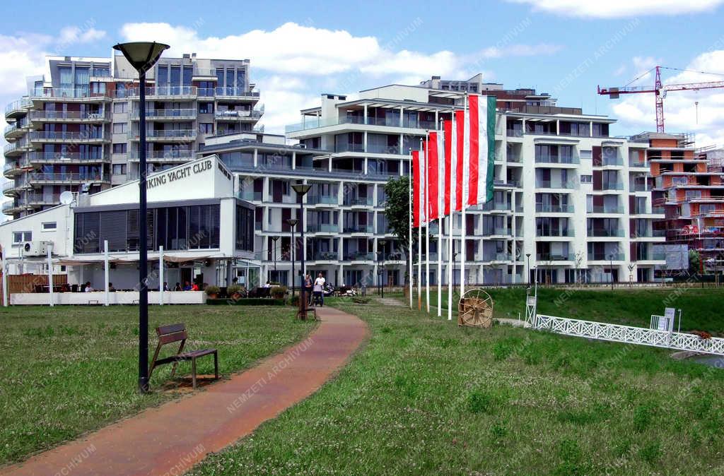 Építőipar - Budapest - Újabb lakóépületekkel bővül a Marina Part