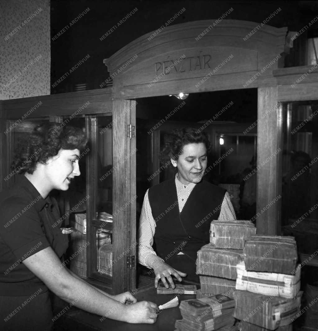 Pénzügy - Nemzeti Bank Pécsi Fiókja - Hartai Magda pénztár