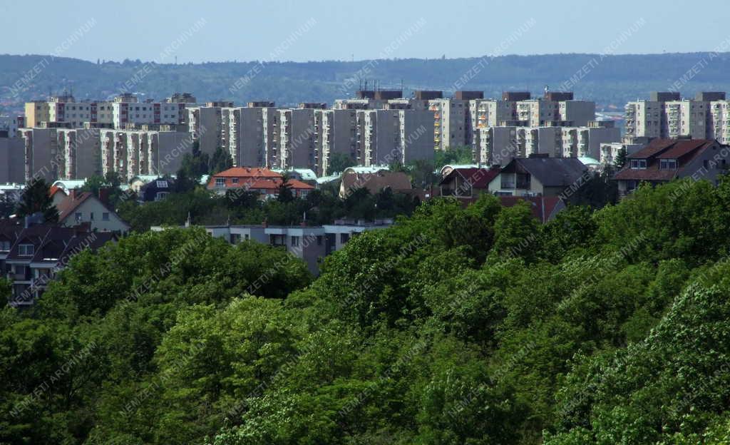 Városkép - Budapest - Gazdagréti panelházak