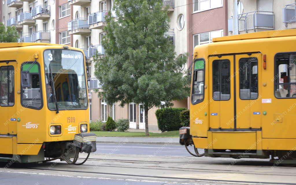 Közlekedés - Budapest - Hannoveri villamosok Kőbányán