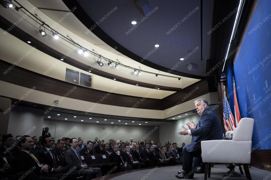 Orbán Viktor Washingtonban