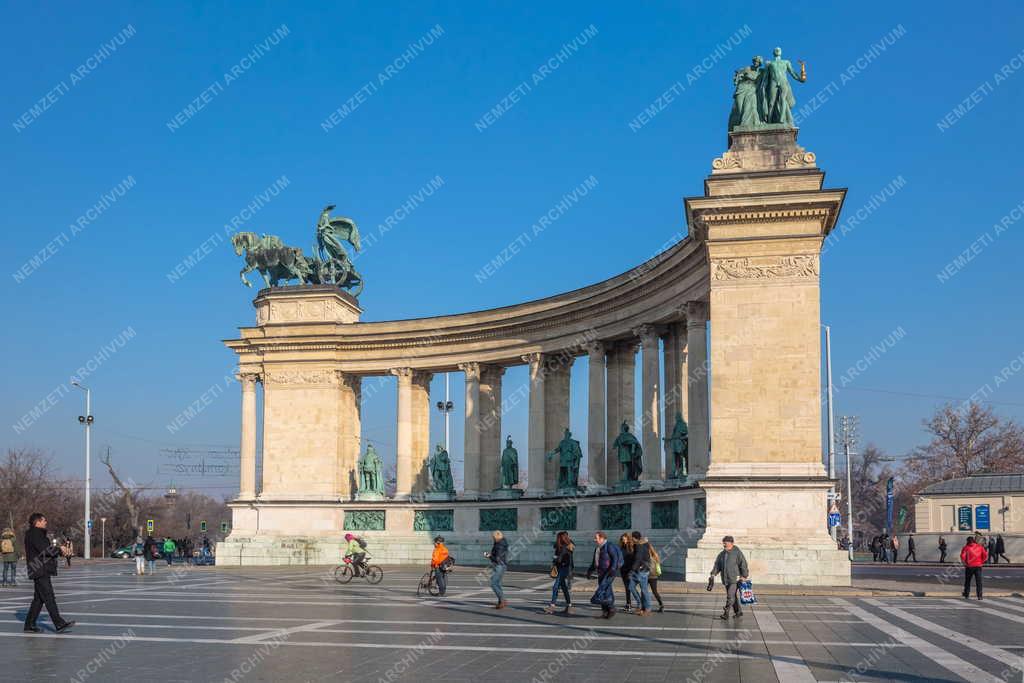 Városkép - Budapest - Millenniumi emlékmű
