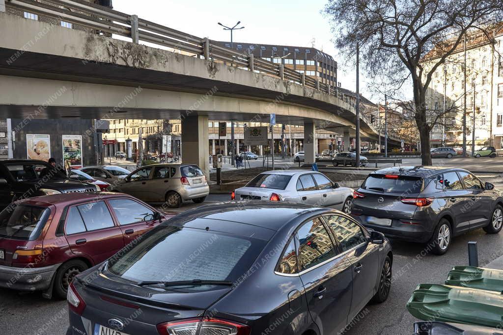 Városkép - Budapest - Baross téri közúti felüljáró