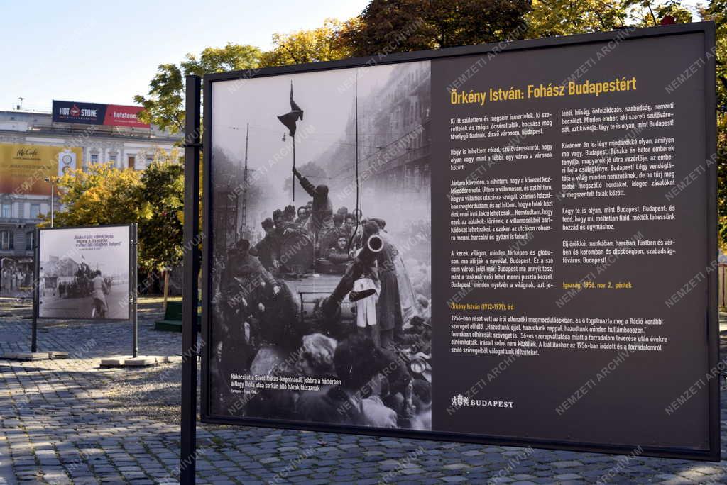 Városkép - Budapest - Fotókiállítás az 1956-os forradalomról