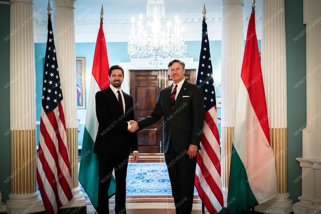 Magyar Levente megbeszélést folytatott Christopher Landau amerikai külügyminiszter-helyettessel 