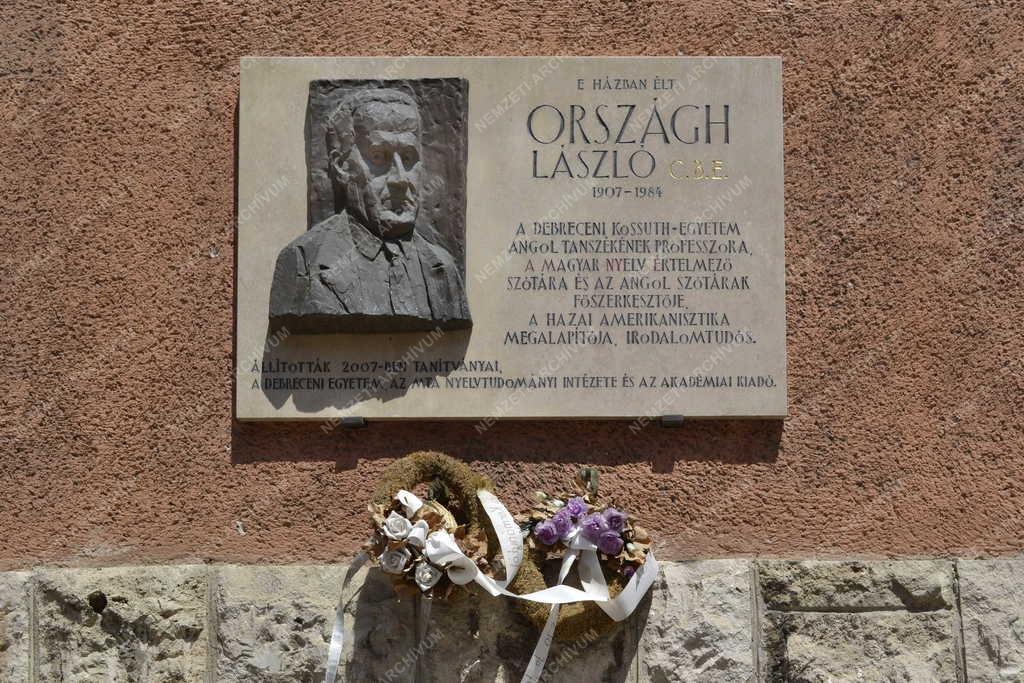 Budapest - Országh László emléktáblája
