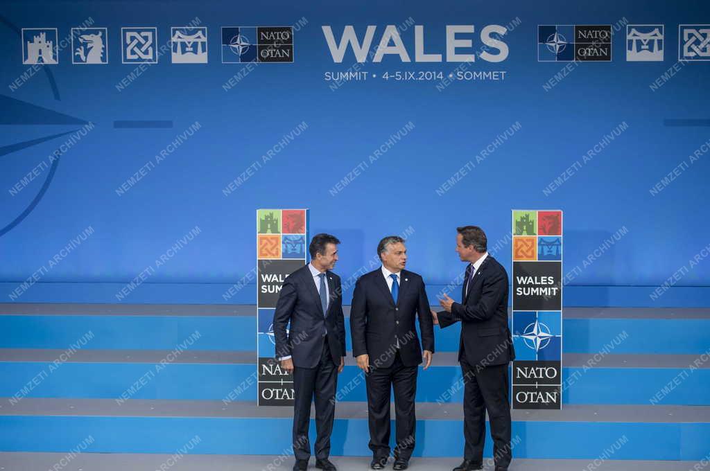 NATO-csúcs - Orbán Viktor miniszterelnök a csúcstalálkozón
