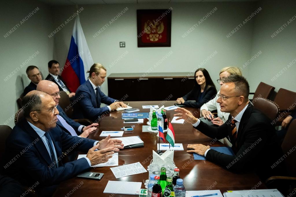 Szijjártó Péter Szergej Lavrovval tárgyalt New Yorkban