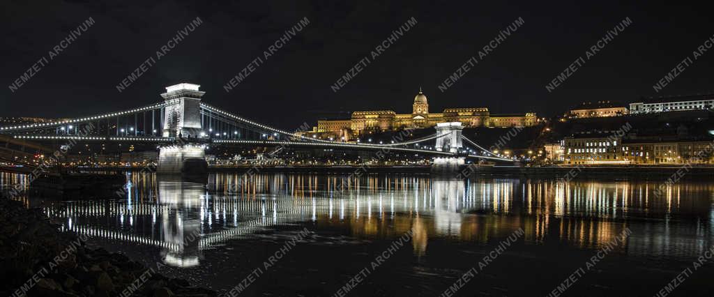 Esti városkép - Budapest - Lánchíd 