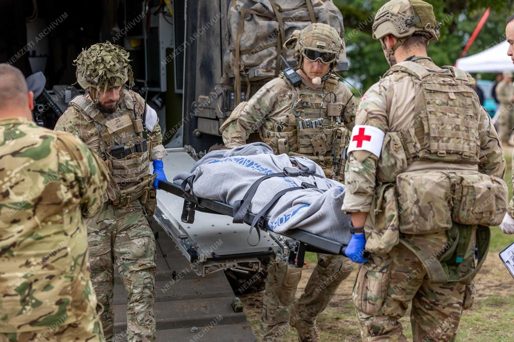 A Vigorous Warrior 24 és Clean Care 24 többnemzeti katona-egészségügyi gyakorlat Bakonykútiban
