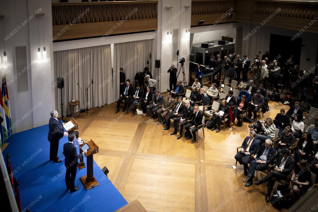 Orbán Viktor fogadta a svéd miniszterelnököt