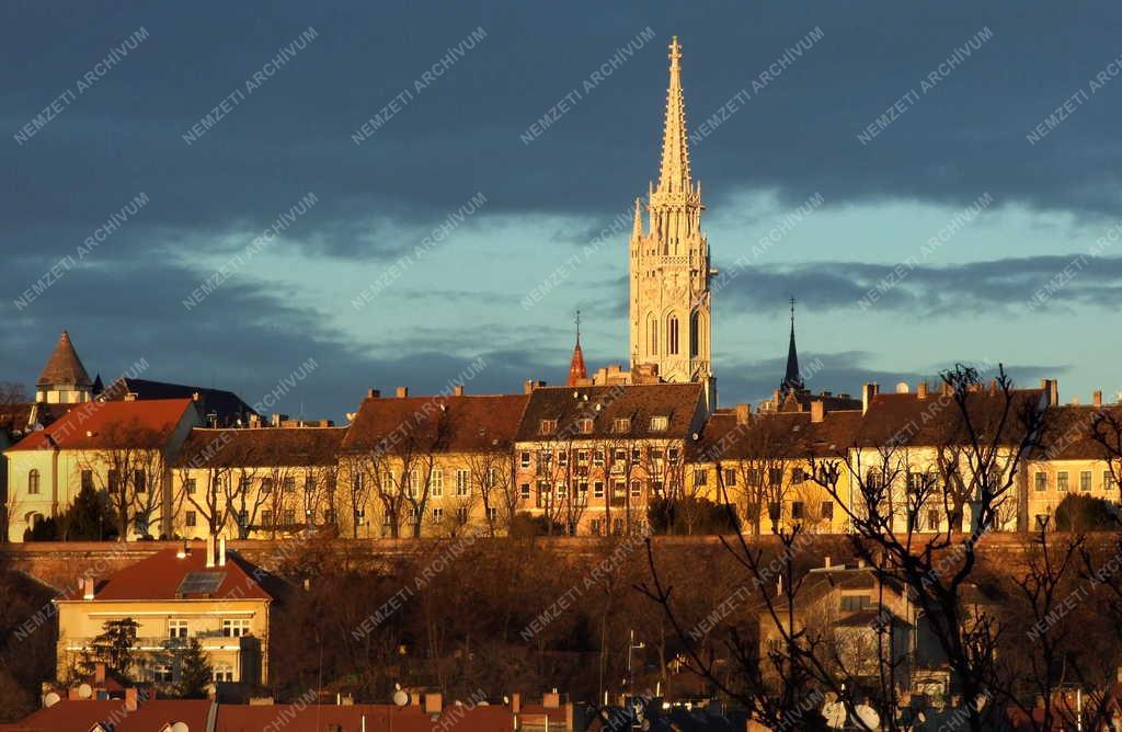 Városkép - Budapest - A Budai Vár részlete