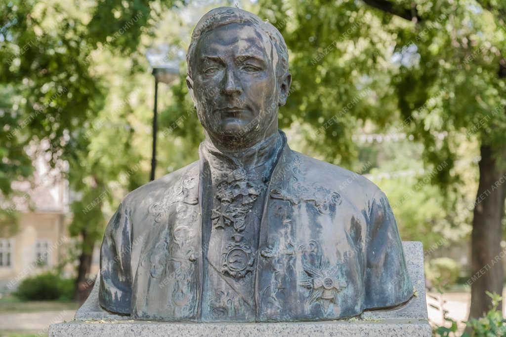 Gróf Klebelsberg Kuno mellszobra