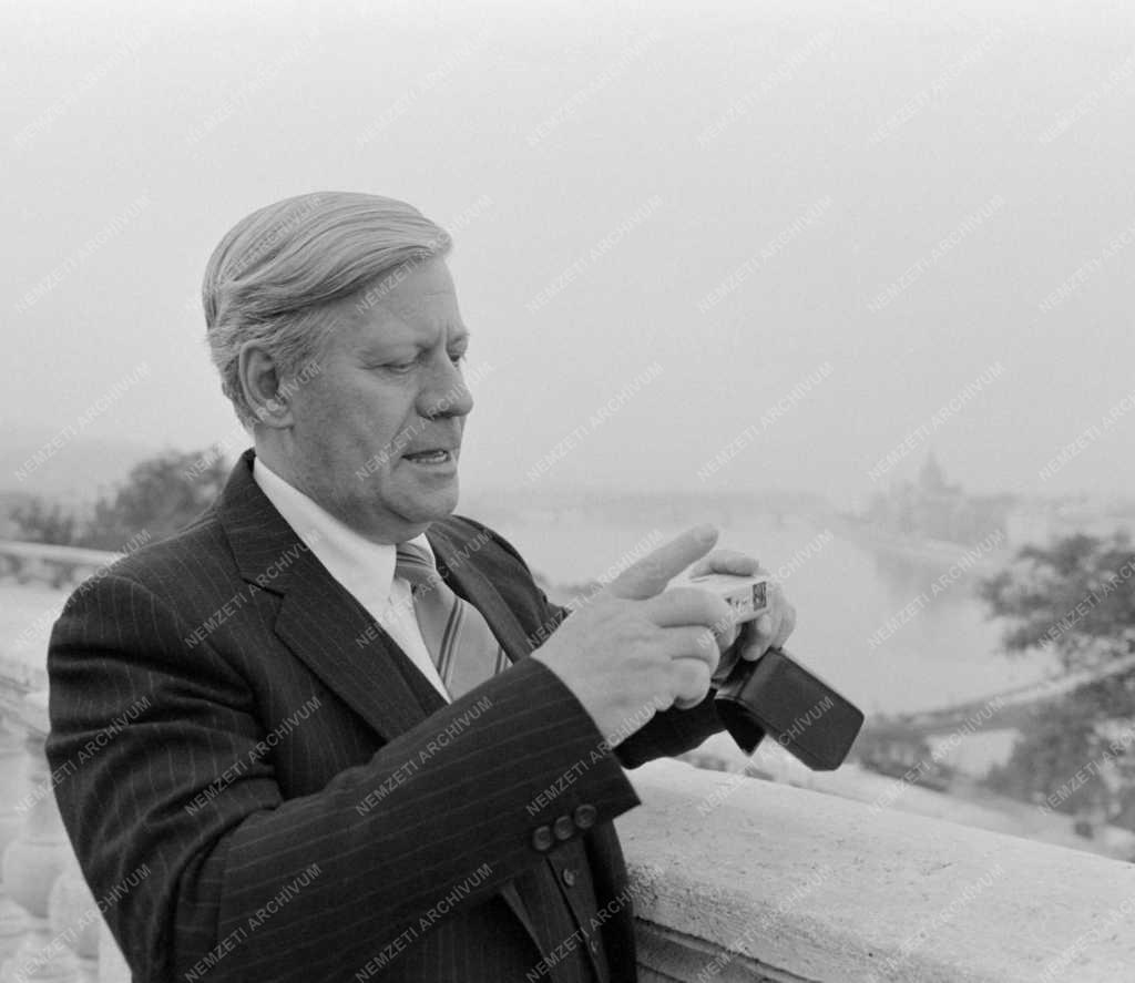 Külkapcsolat - Helmut Schmidt kancellár Budapesten