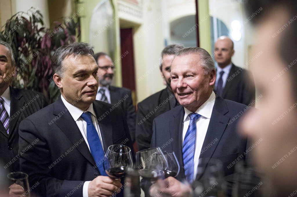 Orbán Viktor részt vett Rudolf Schuster 80. születésnapi ünnepségén Kassán