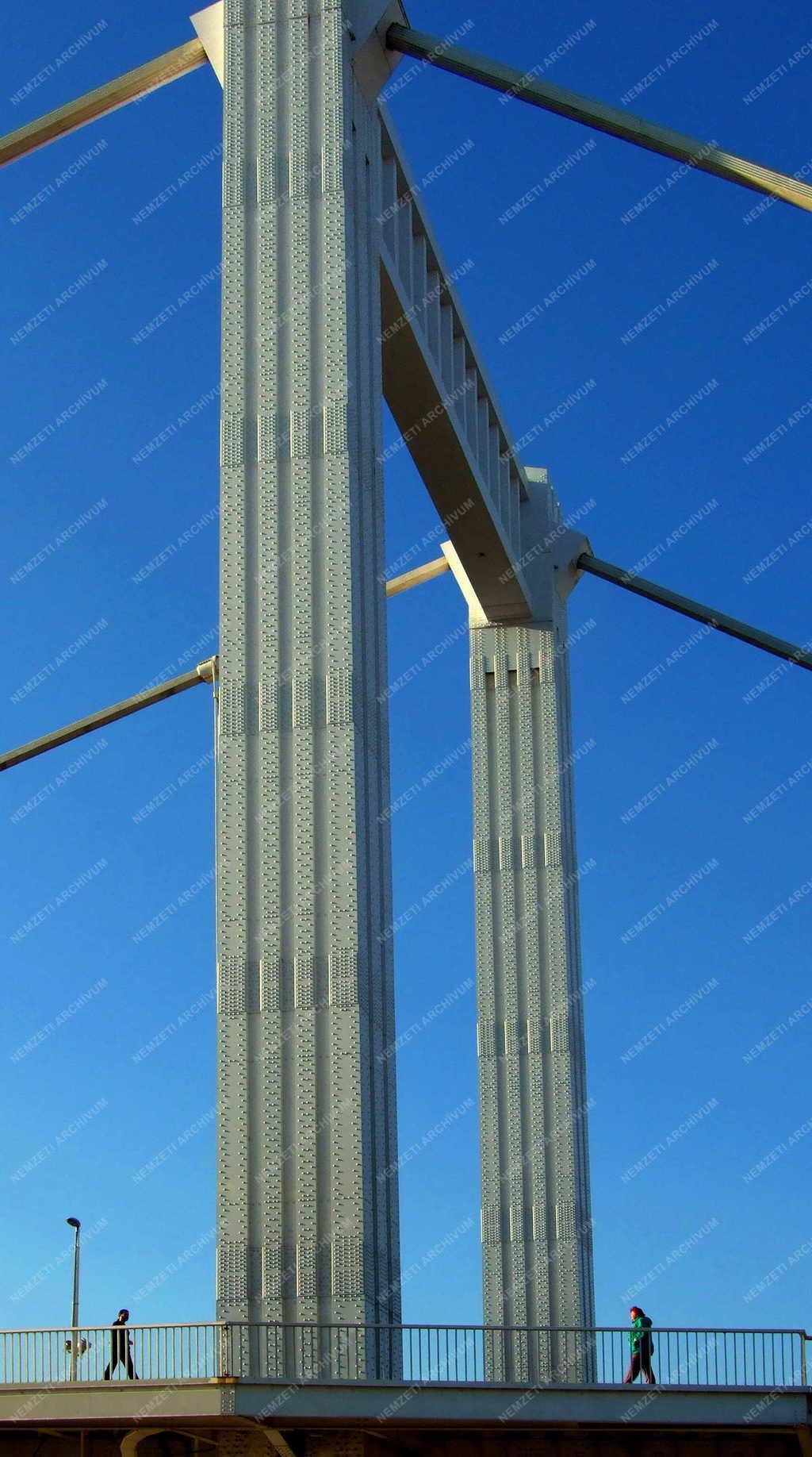 Budapest - Városkép - Az Erzsébet híd
