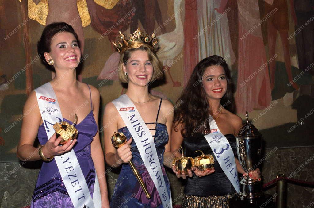 Szépségverseny - Miss Hungary 1989