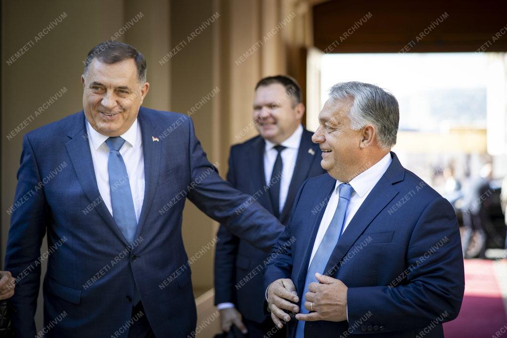Orbán Viktor a boszniai szerb elnökkel tárgyalt