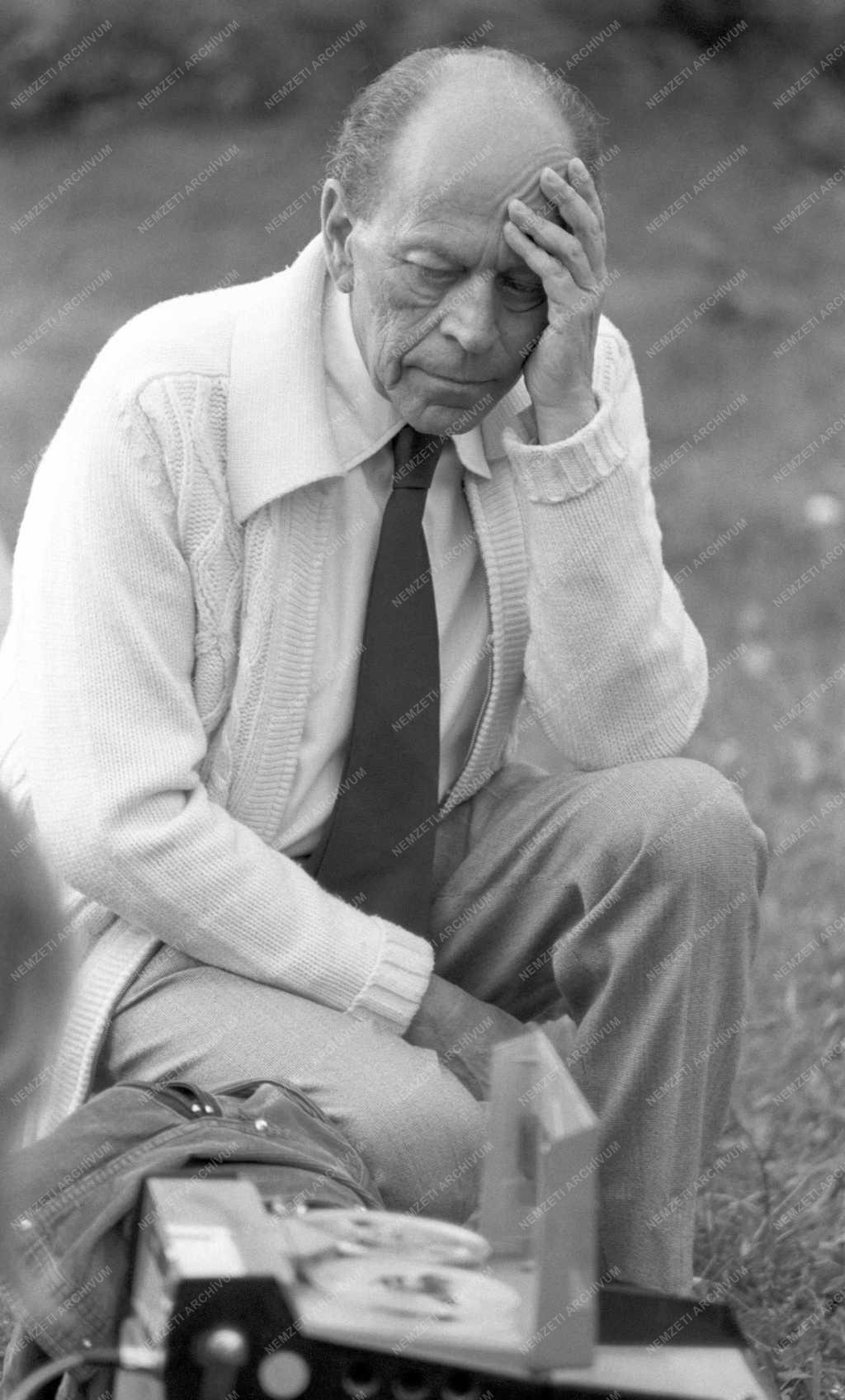 Kultúra - Filmforgatás - Interjú Örkény Istvánnal